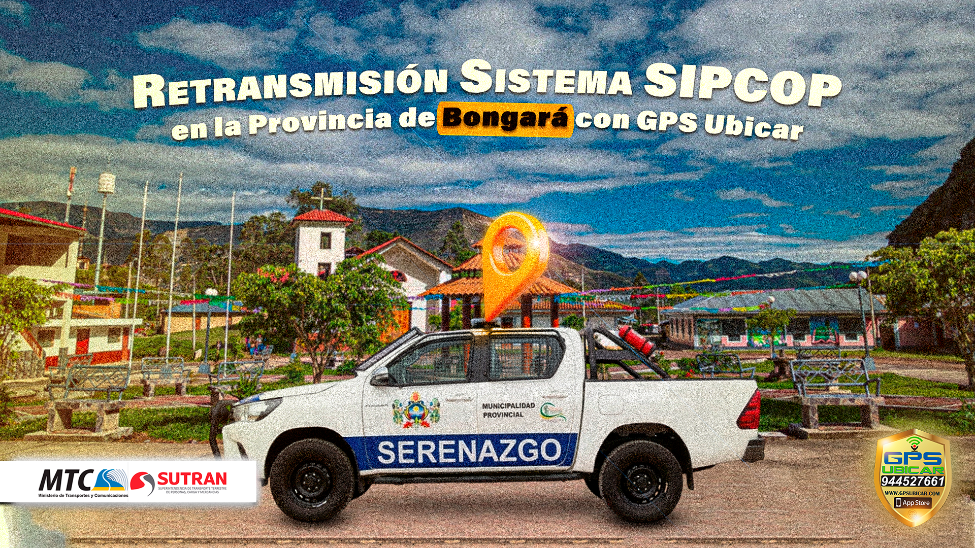 RetransmisiÃ³n Sistema SIPCOP-M BongarÃ¡ Amazonas - GPS UBICAR